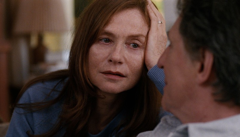 Isabelle Huppert i Gabriel Byrne w filmie "Głośniej od bomb"