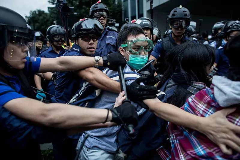 Protesty w Hong Kongu / fot. Chris McGrath