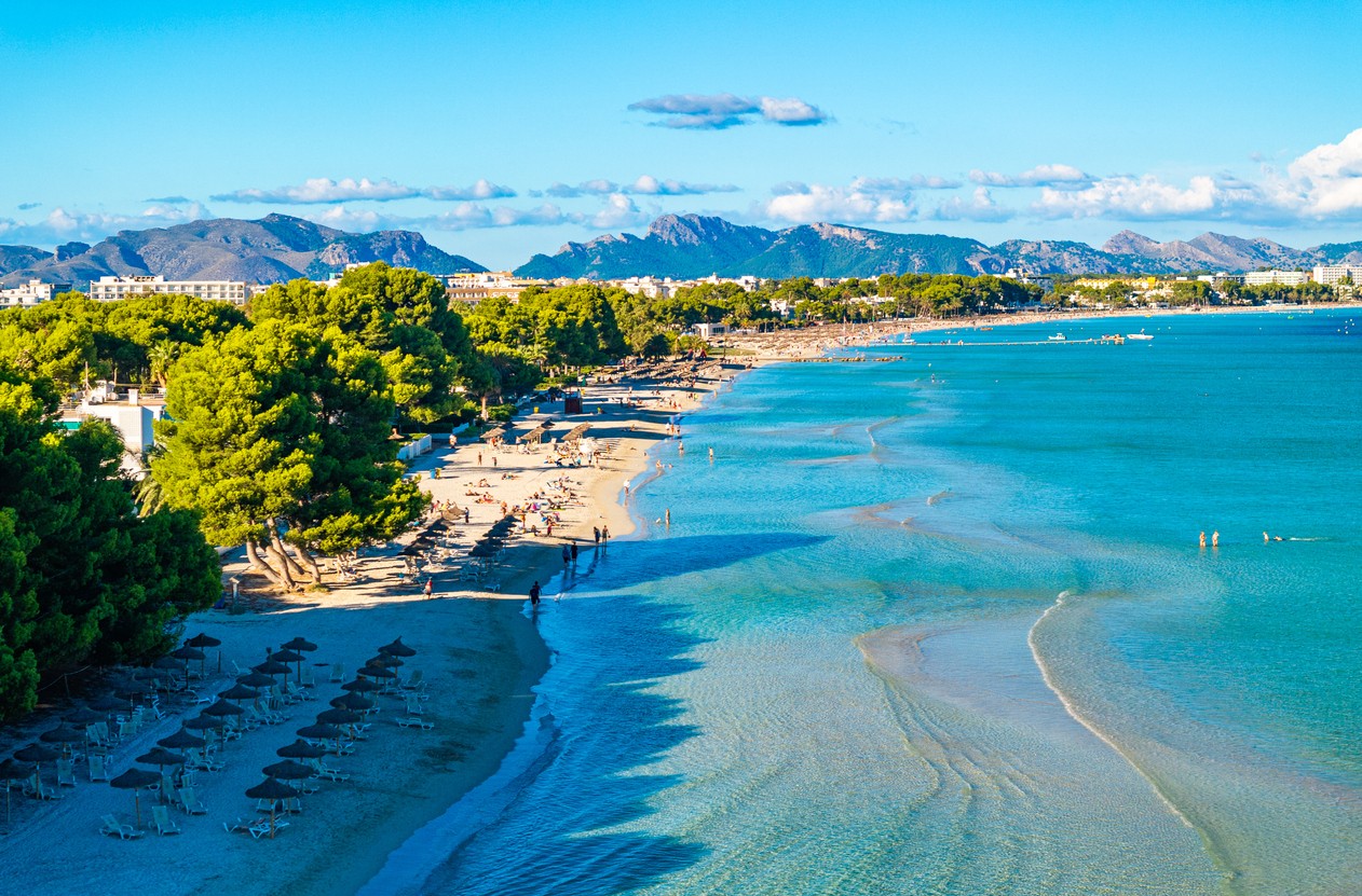 Playa de Muro na Malorke.