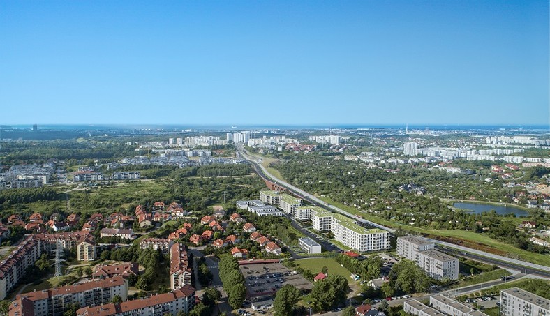  Połączenie osiedla LINEA z nową aleją Pawła Adamowicza zapewnia sprawny dojazd do centrum Gdańska oraz Wrzeszcza.