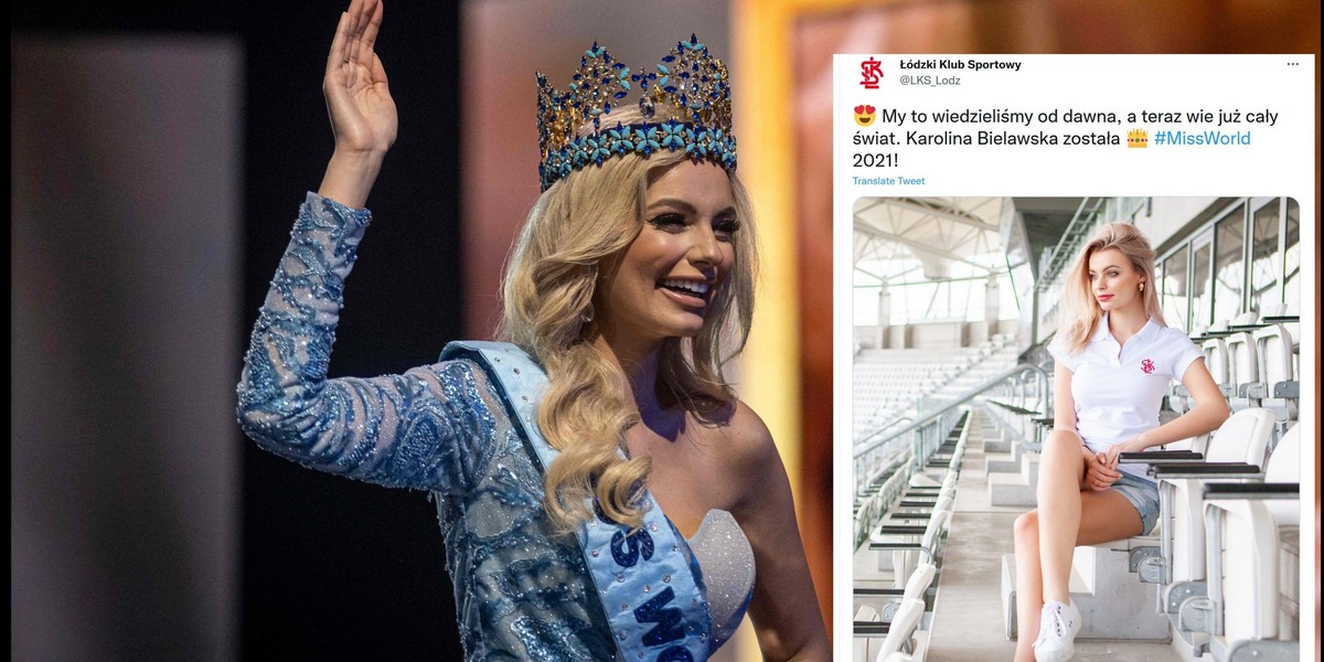 ŁKS gratuluje nowej Miss World.