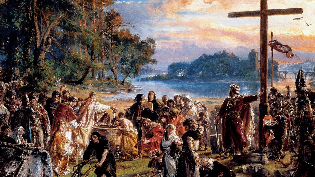 Święto chrztu Polski - w 966 roku Mieszko I przyjął chrzest