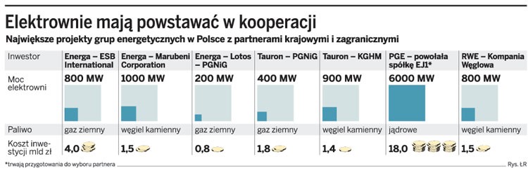 Elektrownie maja powstać w kooperacji