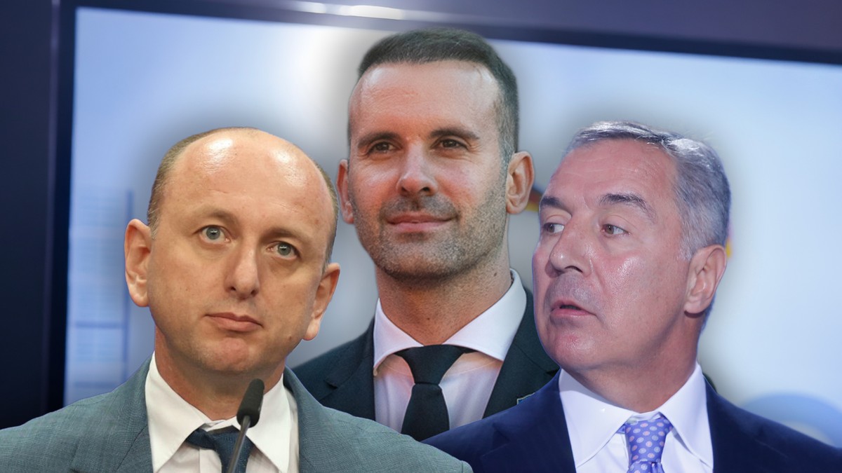 Milan Knežević Milojko Spajić Milo Đukanović  