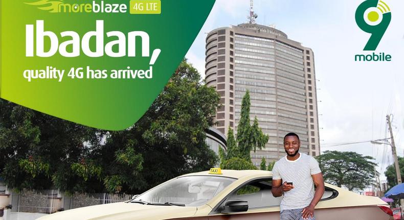 9mobile introduces 4G LTE in Ibadan for high speed data experience