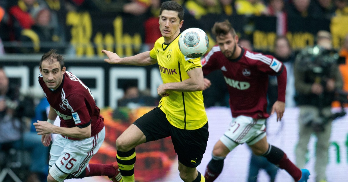 Liga niemiecka: Gol Lewandowskiego. Efektowna wygrana ...