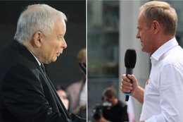 Zaciekły 20-letni spór w centrum wyborów. Historia wojny Kaczyński-Tusk