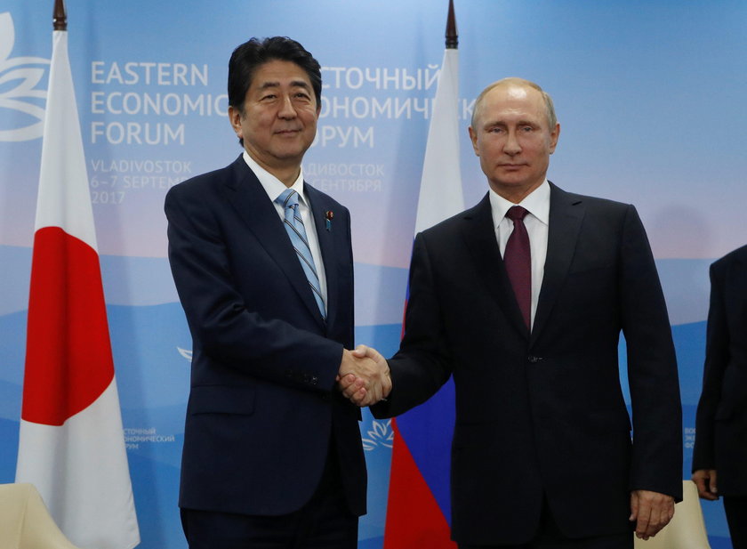 Władimir Putin i Shinzo Abe