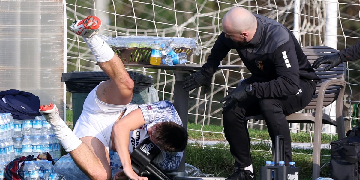 Zawodnik Celje został prawie wrzucony do śmieci.