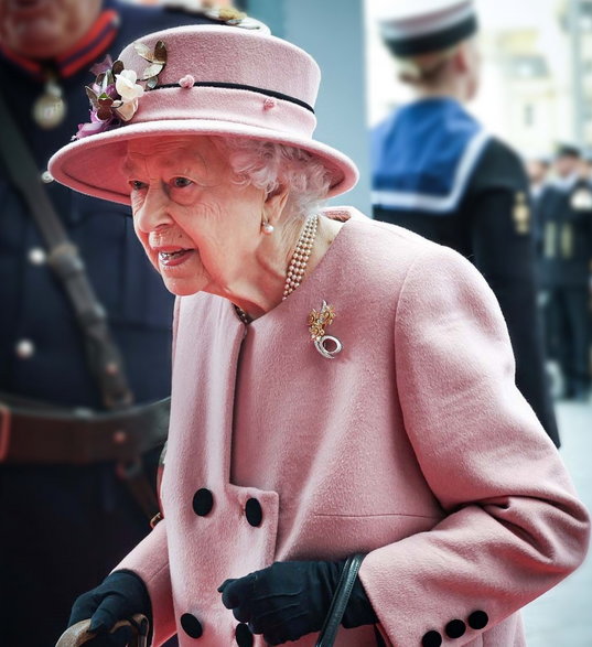 Elżbieta II w wieku 95 lat w 2021 r.