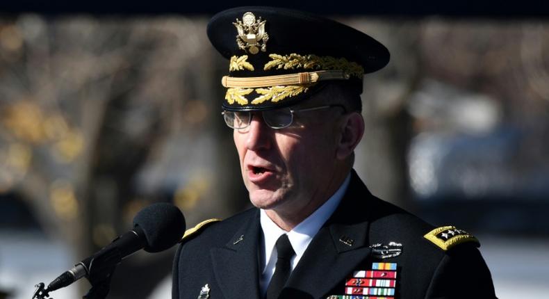 Commander of US troops in South Korea Robert Abrams worries the end of an intelligence sharing pact between South Korea and Japan will be seen by adversaries as a sign of weakness