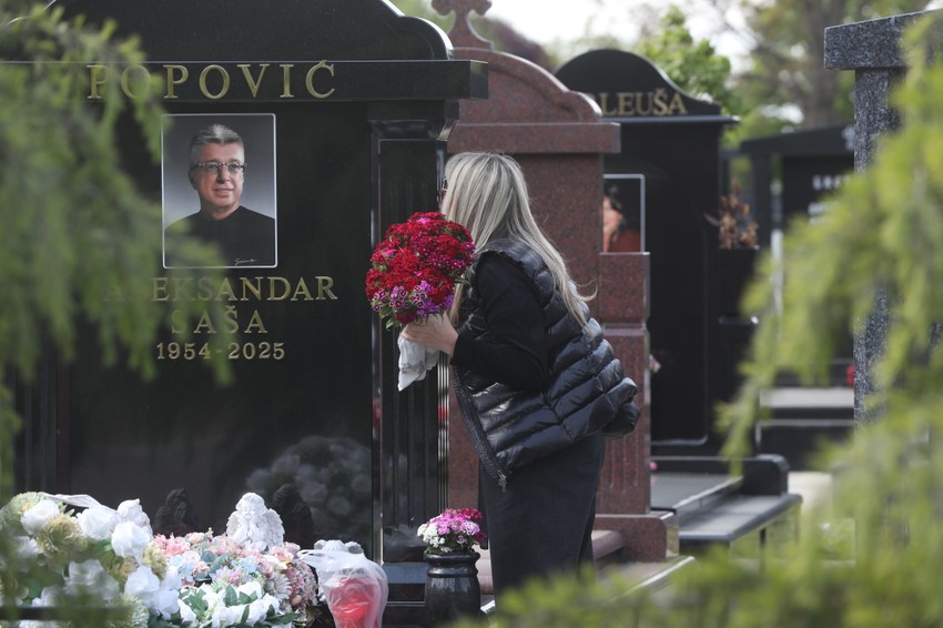 Novo bežanijsko groblje rođendan Saše Popovića
