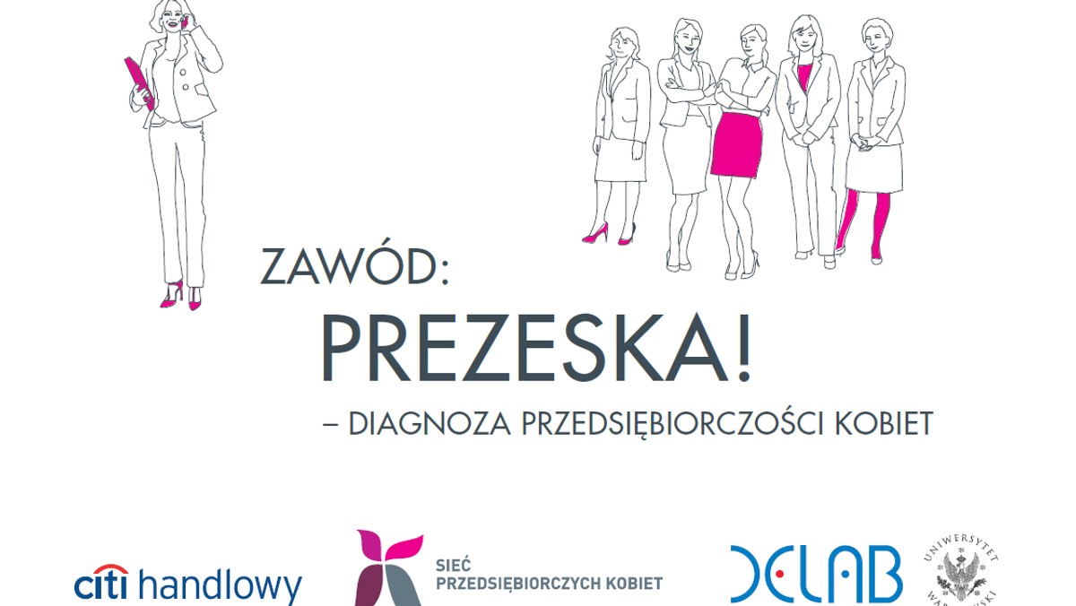 Polki zakładają własne firmy przede wszystkim z chęci przejścia "na swoje" i rozwoju osobistego, a nie trudnej sytuacji zawodowej, w której się znalazły - wynika z ogłoszonego w środę raportu przygotowanego przez ośrodek badawczy DELab UW na zlecenie Fundacji Przedsiębiorczości Kobiet. W zdecydowanej większości przypadków przedsiębiorczynie znajdują wsparcie wśród swoich najbliższych, zdarza się jednak później, że ich sukcesy wzbudzają zazdrość w rodzinie.