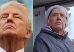 Muškarac uporedio stariju gospođu sa Trampom