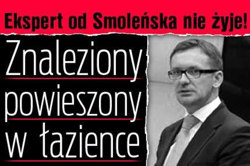 Ekspert od Smoleńska nie żyje! Znaleziony powieszony w łazience