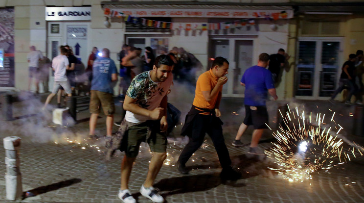Az orosz huligánok napok óta balhéznak Marseille-ben /Fotó: AFP