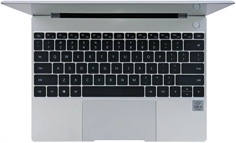 Huawei MateBook X – klawiatura praktycznie nie różni się od tej w X Pro, zmianie uległ natomiast touchpad
