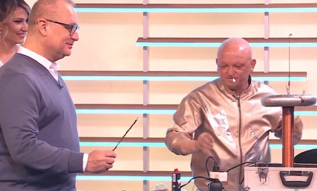 Goran Vesić i Biba Struja (Foto: Screenshot TV K1)