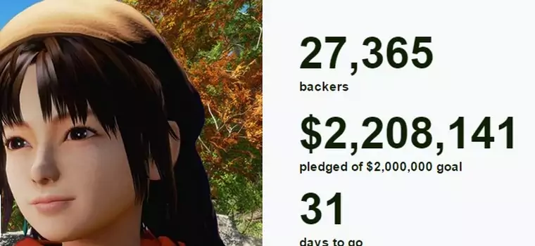 Shenmue III już sfinansowane. Będzie rekord Kickstartera?