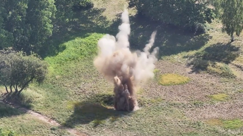 Bombu je detonirala lokalna policija | Foto: Norfolk Constabulary