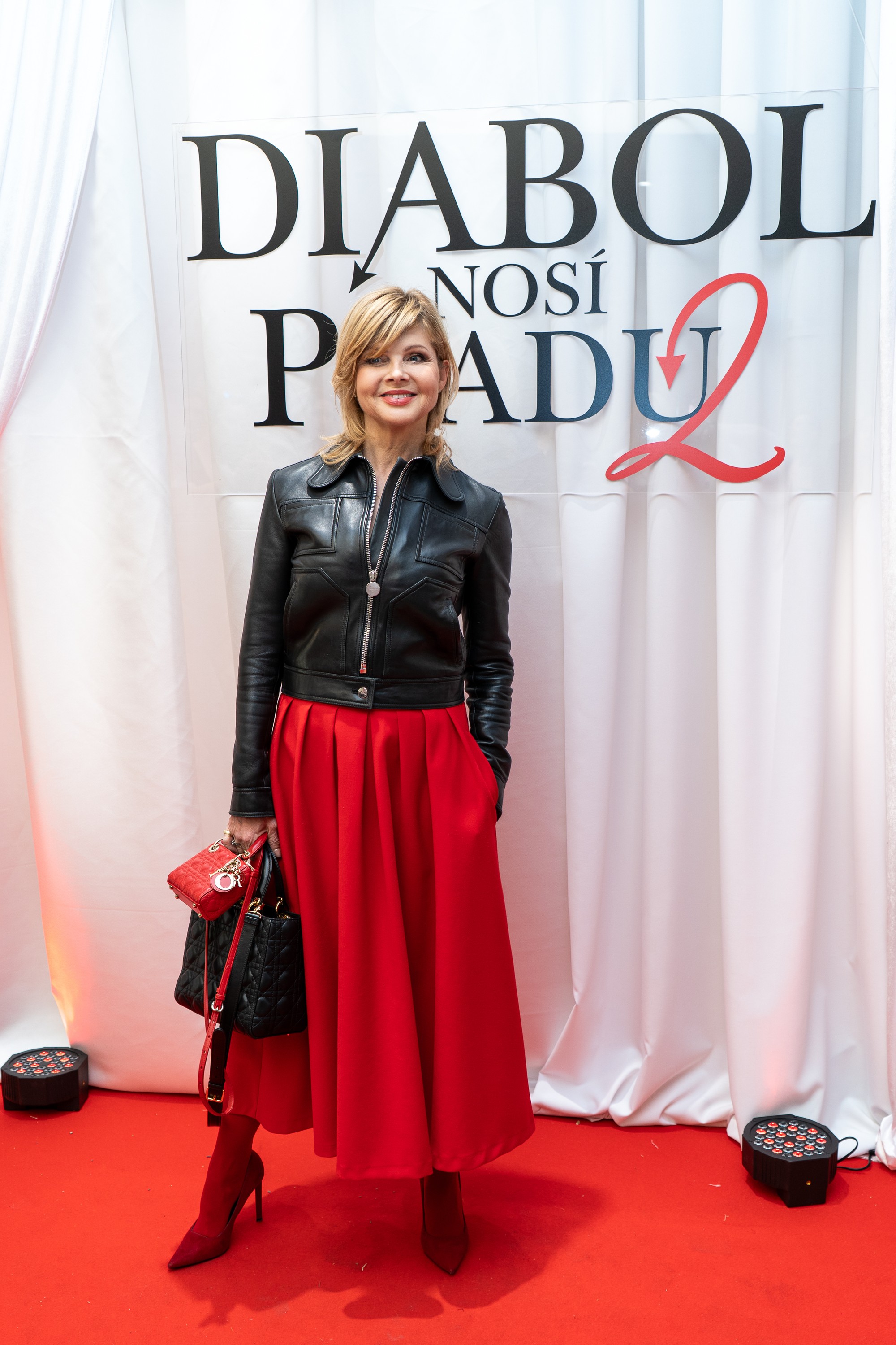 Soňa Müllerová na premiére filmu Diabol nosí Pradu 2.