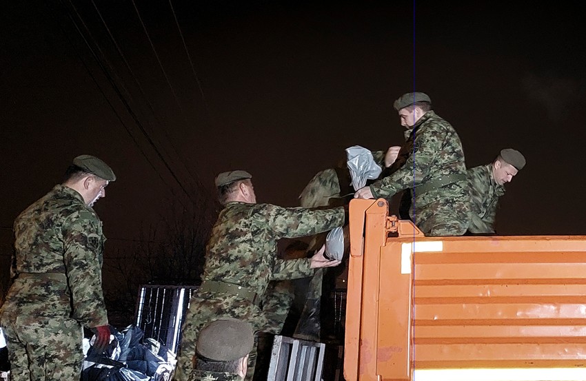 novi pazar vojska poplave