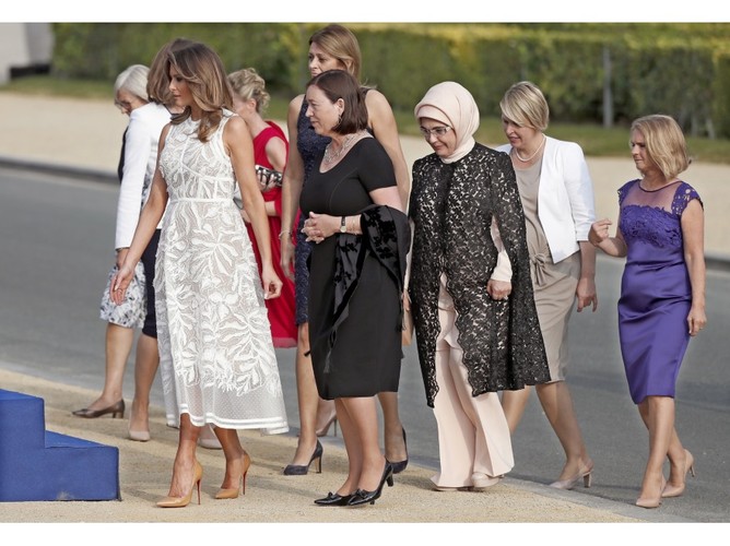 Małgorzata Tusk i partnerki przywódców krajów NATO