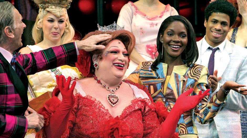 Harvey Fierstein; a star turn onstage in Hairspray