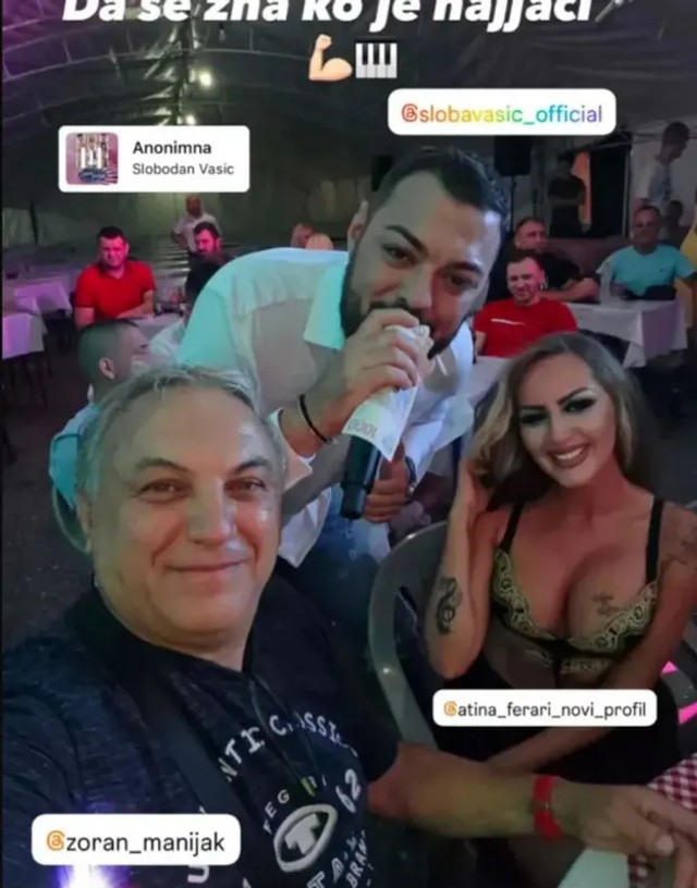 Sloba Vasić i Atina Ferari (Foto: Instagram/atina_ferari_novi_profil)