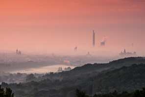 Krakow in the dawn