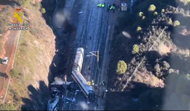 Sudar vozova u Španiji 19. januara