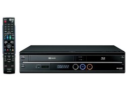 Nagrywarka blu-ray z twardym dyskiem i... VHS