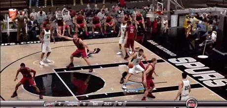 Screen z gry "NBA 2K8"