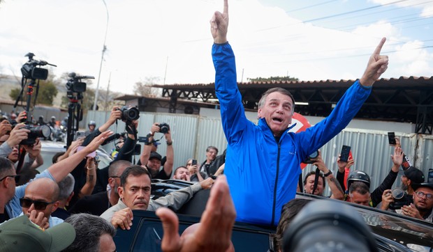 Žair Bolsonaro sa pristalicama u Braziliji 29. jula