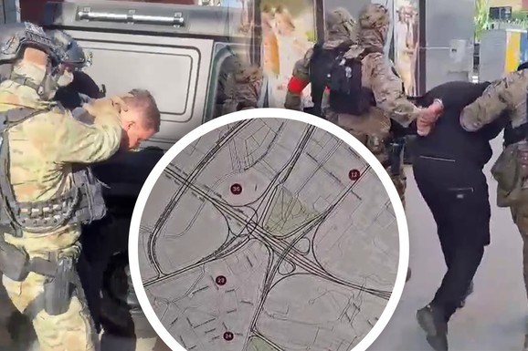 (FOTO, VIDEO) NA OVIM TAČKAMA PLANIRANI NEREDI U BEOGRADU ZA IZBORE?! Procurila mapa nađena kod uhapšenog ultradesničarskog ekstremiste: Sumnja se da je obučavao "mobilne timove"
