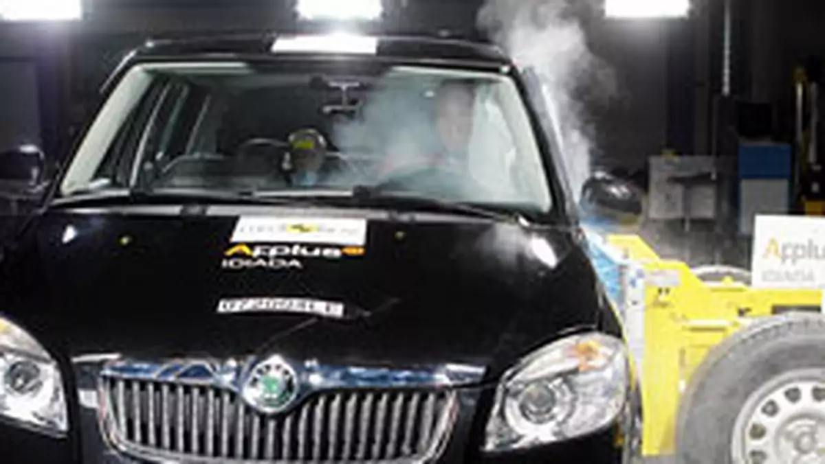 Škoda Fabia II - crashtest w wersji wideo