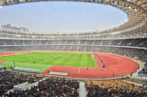 Stadion Olimpijski w Kijowie.