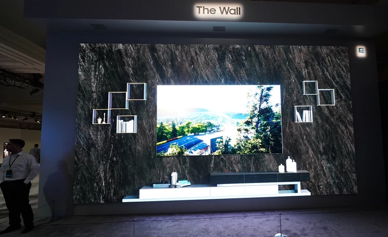 Olbrzymi ekran MicroLED - Samsung The Wall