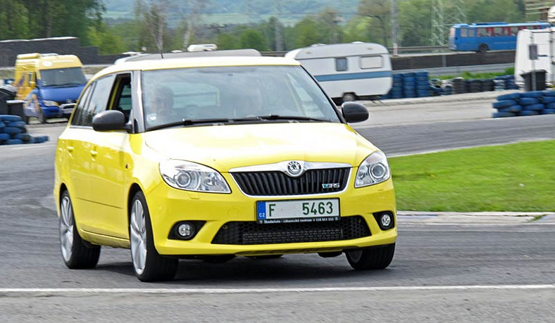 Ostra Fabia RS w akcji