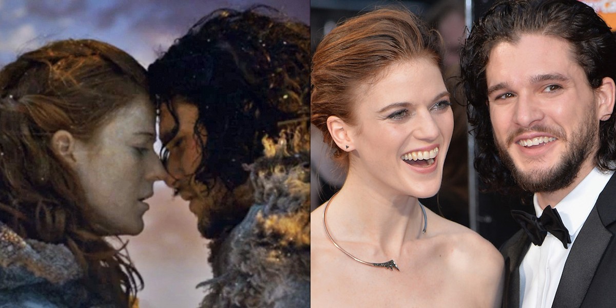 'Game of Thrones' stars Kit Harington and Rose Leslie announced their engagement — here's their real-life love story