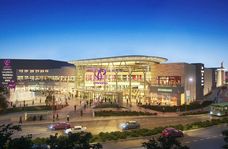 Całkowity koszt inwestycji to prawie 300 milionów Euro.<br>Posnania Wejście północne, wizualizacja: materiał prasowy Posnania