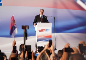 Skup SNS u Beogradu Aleksandar Vučić ostavka