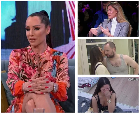 Ljuba Pantović, Ana Ćurčić, Zvezdan Slavnić i Anđela Đuričić (Foto: Screenshot TV Red/TV Pink)