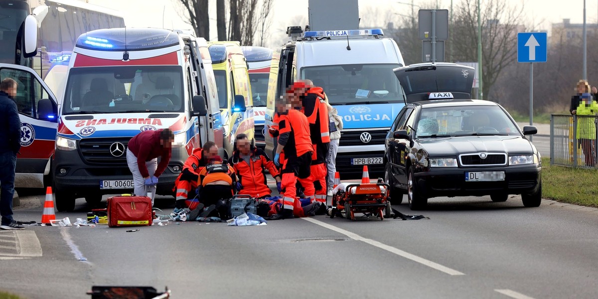 12-latek potrącony przez kierowcę taksówki. 