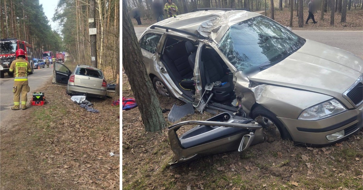 Kierowca uciekł po wypadku, a pasażerka walczy o życie