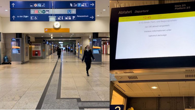 Polka w Niemczech o paraliżu komunikacyjnym: pociągi nie kursują