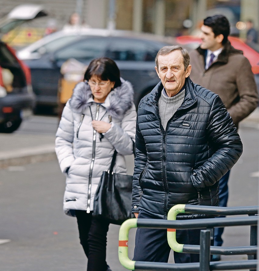 Petar Knežević juče ispred Višeg suda