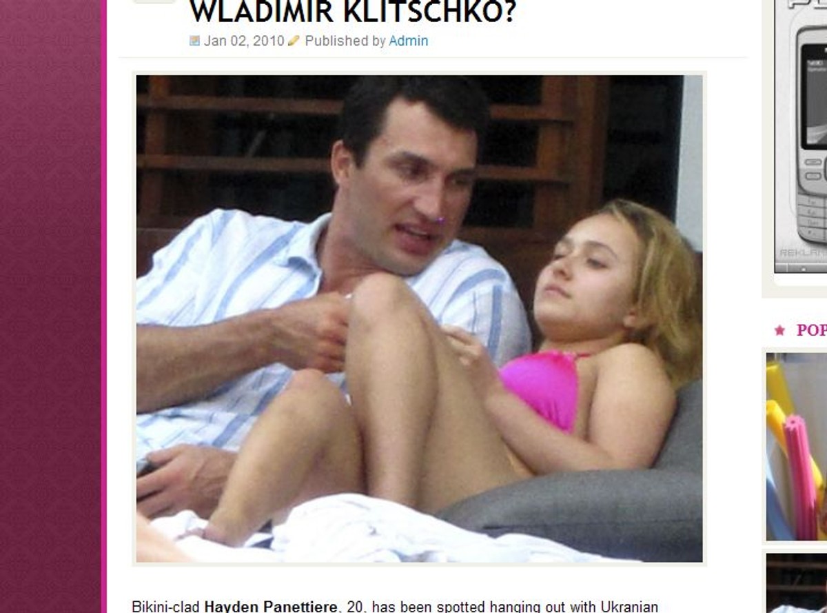 Młoda gwiazda "Heroes" uwiodła W. Kliczkę