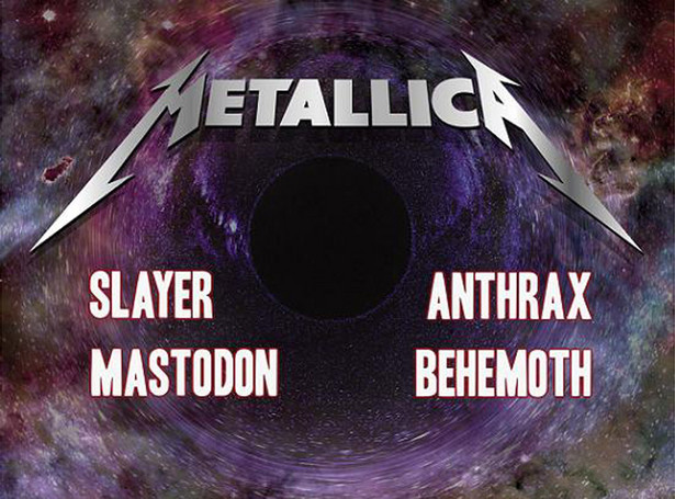 Metallica, Slayer i inni zjadą do stolicy