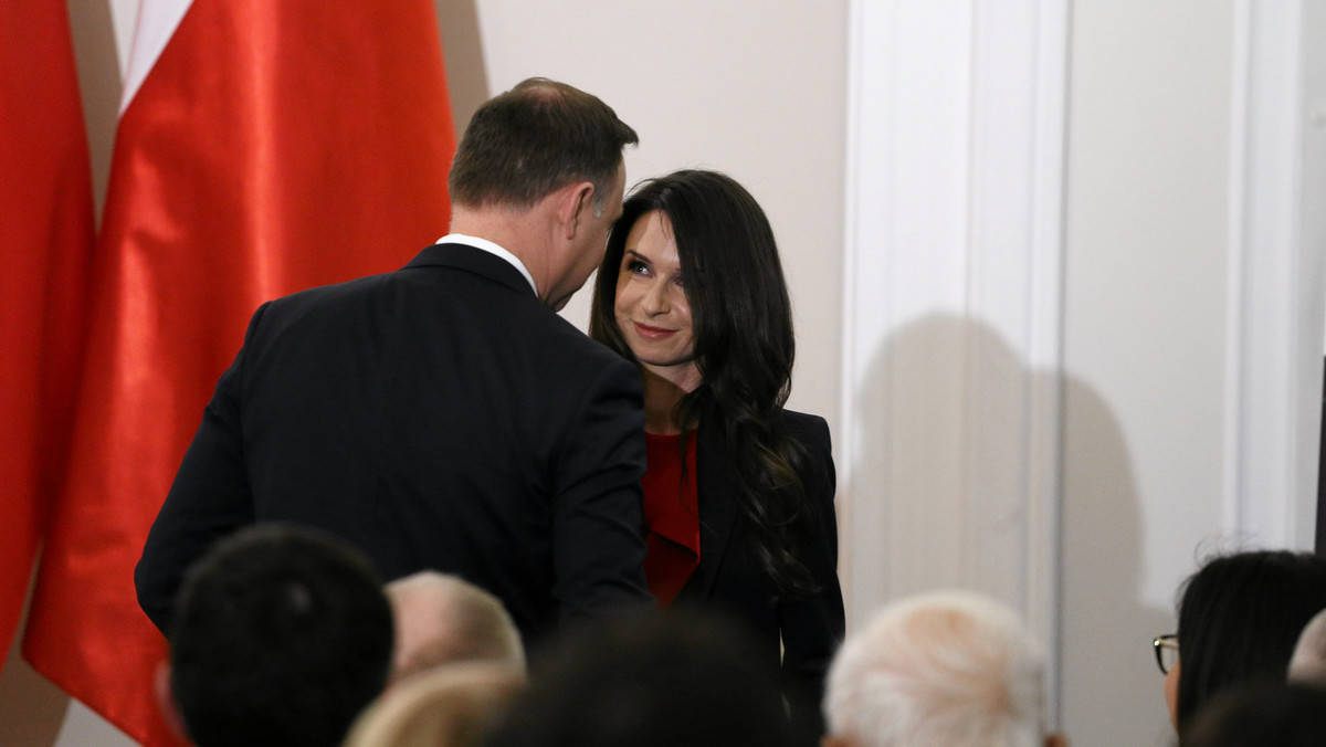 Marta Kaczyńska i Andrzej Duda
